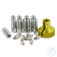 EXP2 Fitting 10-pk 10 nuts 10 ferrules 1 driver For 1/16" OD SS Tubing...
