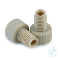 PEEK Fingertight Fittings For 1/8" Tubing 1/4-28 Threads 10-pack Frachtkosten...