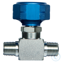 Sample Cylinder Valve 1/4" Male NPT x 1/4" Male NPT 3500psig DOT press rating...