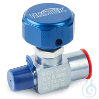 Sample Cylinder Valve 1/4" Male NPT x 1/4" Female NPT 3500psig DOT press...