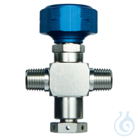 Sample Cylinder Valve 1/4" Male NPT x 1/4" Male NPT w/1800psi Rupture Disc...