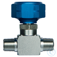 Sample Cylinder Valve UHP 1/4" Male NPT x 1/4" Male NPT 5000psig DOT press...