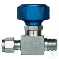 Sample Cylinder Valve UHP 1/4" Male NPT x 1/4" Male Compression 5000psig DOT...