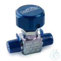 Sample Cylinder Valve UHP 1/4" Male NPT x 1/4" Male NPT w/2850psi Rupture...