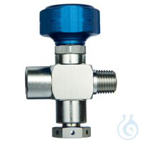 Sample Cylinder Valve UHP 1/4" Male NPT x 1/4" Female NPT w/2850psi Rupture...