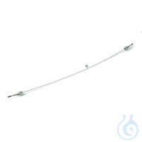 Secure-Fit Fitting Stainless Steel Double Ended 50cm x 0.005" ID Frachtkosten...