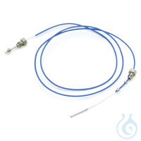 Capillary SS Tubing 700mm x 0.25mm ID Blue 1/16" SS Male Nut F/B Ferrule Set...