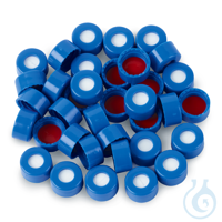 Caps Short Screw 9mm Blue PTFE/Silicone w/Slit 1000-pk Frachtkosten pro...