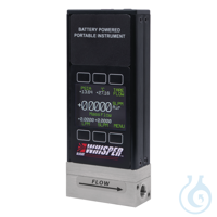 Portable Mass Flow Calibrator Alicat Whisper Series 0 - 50 SCCM Color Display...