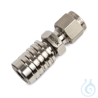 Female RAVEqc Valve to 1/4â€ Male Compression Fitting - High Flow Open...