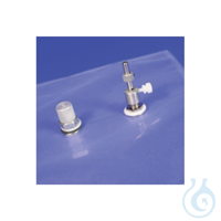 Tedlar Bag w/ Push/Pull Valve & SS Septum Fitting 100 Liter capacity 28" x...