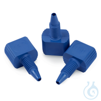 PEEK Fingertight Fittings Blue Flat 1/16 10-32 5 000psi 10-pk. Frachtkosten...