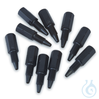 PPS Hex-Head Fittings Black Hex 1/16 10-32 5 000psi 10-pk. Frachtkosten pro...