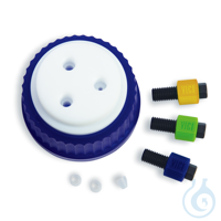 Mobi-Cap 3-Port For GL-45 Threaded Bottles Ea. Frachtkosten pro Bestellung:...