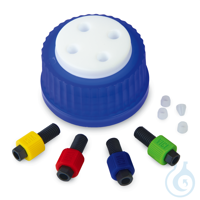 Mobi-Cap 4-Port For GL-45 Threaded Bottles Ea. Frachtkosten pro Bestellung:...