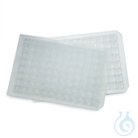 96 Square well sealing mat-5pk Clear Spray coated PTFE/Silicone Frachtkosten...