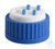 Safety Waste Cap GLS80, Typ 1 Safety Waste Cap GLS80, 4x 2,3/3,2 mm AD + Anschluss für...