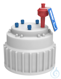 Safety Cap IV, B83 Safety Cap IV, B83, 4x PFA-fittings 3,2 mm OD + air valve...