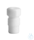 PTFE Fitting, 6 mm AD, weiss PTFE Fitting mit integrierter Ferrule, 6,0 mm...
