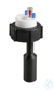 Safety Waste Cap, S51, Typ 1 Safety Waste Cap, S51, mechanische Füllstandskontrolle, 2x 2,3/3,2...