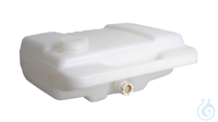 Flat canister, 8 L, B63 Flat can with drain valve, 8 L, B63, PP, dimensions:...