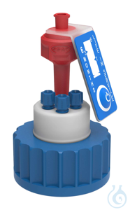 Safety Cap III, GL/S40 Safety Cap III, GL/S40, 3x PFA-fittings 3,2 mm OD +...