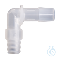 Tube connector, angled, 9,5 - 10 mm ID Tube connector, angled, 9,5 - 10 mm...