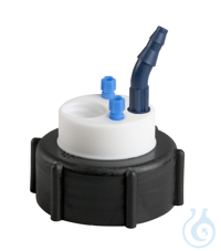 Safety Waste Cap, S51, Type 3 Safety Waste Cap S51, 2x 2,3/3,2 mm OD, 1x 5,0...