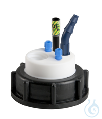 Safety Waste Cap, S55, Type 5 Safety Waste Cap S55, 2x 2,3/3,2 mm OD, 1x 5,0...