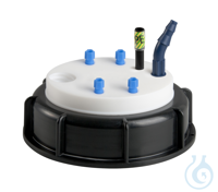 Safety Waste Cap, S90, Type 5 Safety Waste Cap S90, 4x 2,3/3,2 mm OD, 1x 5,0...