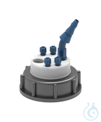 Safety Waste Cap S55, Typ 14 Safety Waste Cap S55, 3x 2,3/3,2 mm OD, 1 x PP...