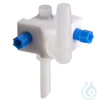3-in-1 Sammler, seitlich, Typ1 3-in-1 Sammler für Schlauchanschluss, seitlich, PTFE/PFA/PP, 2x...