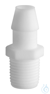 Tube connector, straight, 6,4 - 8 mm ID, PTFE Safe connection of tubes of different sizes:...
