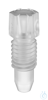 Blindstopfen, PFA , Typ 3 Blindstopfen für Kapillaranschluss UNF 1/4'' 28G, PFA, farblos, VE = 5...
