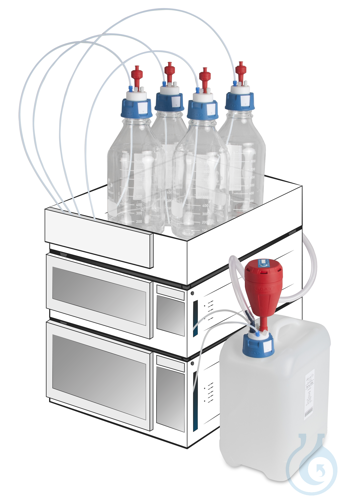 HPLC Ver- und Entsorgungs-Set, V2.0