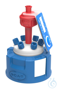 Safety Cap VI, V2.0, GL45 Safety Cap VI, V2.0, GL45, 6x PFA-fitting...