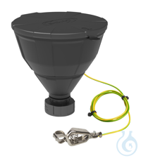 Trichter ''ARNOLD'' mit Deckel, V2.0, S60/61, elektrisch ableitfähig Trichter ''ARNOLD'' mit...