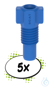 PE Fitting, 3,2 mm AD, blau, GreenLine, PFAS-Analytik PE Fitting mit...