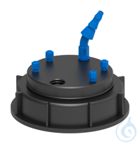 Safety Waste Cap, S90, PTFE-EL Safety Waste Cap, S90, elektrisch ableitfähig:...
