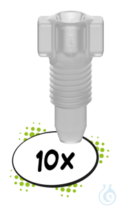 Blindstopfen, PE&nbsp;, Typ 1, GreenLine, PFAS-Analytik Blindstopfen f&uuml;r...