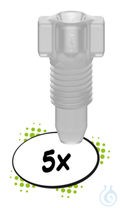 Blindstopfen, PE&nbsp;, Typ 2, GreenLine, PFAS-Analytik Blindstopfen f&uuml;r...