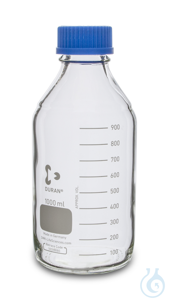 Laboratory bottle DURAN, GL45, 1 L, Type 2 Laboratory bottle DURAN, GL45,...