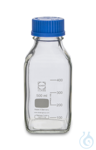 Laboratory bottle DURAN, GL45, 500 ml, Type 2 Laboratory bottle DURAN, GL45,...