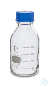 Laboratory bottle DURAN, GL45, 500 ml, Type 3 Laboratory bottle DURAN, GL45,...