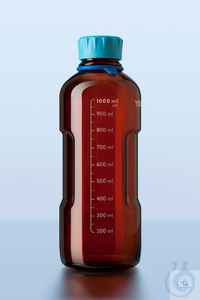 Laborflasche DURAN, GL45, 1 L, Typ 4 Laborflasche DURAN, GL45, 1000 ml, Youtility, Braunglas &...