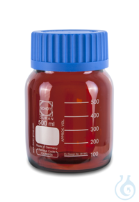 Laboratory bottle DURAN, GLS80, 500 ml, Type 2 Laboratory bottle DURAN,...
