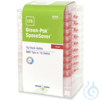 Rainin LTS Pipettenspitzen, GPSL 10, 20µl, 960 Spitzen in 10 Nachfuell-Lagen, passen auf 2, 10,...