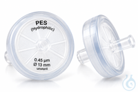 ZELLER Spritzenvorsatzfilter, PES, 0.45μm Durchmesser 13mm, unsteril...