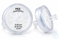 ZELLER Spritzenvorsatzfilter, PES, 0.45μm Durchmesser 25mm, unsteril...
