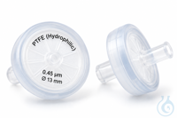 ZELLER Spritzenvorsatzfilter, PTFE hydophil, 0.45μm Durchmesser 13mm, unsteril...